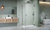 Radaway Essenza Kdj Brushed GunMetal kabina 120x110cm prawa szczotkowany grafit 1385042-92-01R/1384053-01-01